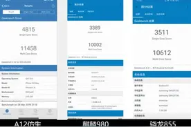 A12\麒麟980\骁龙855性能比拼 顶级旗舰间差多少图片