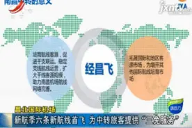昌北国际机场：新航季六条新航线首飞 为中转旅客提供三免服务视频封面