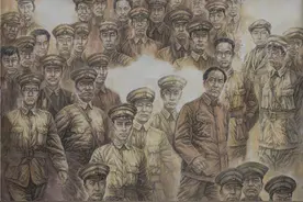 画家刘成春20年为千余位百年武汉大人物画像图片