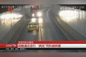 任性大货车司机不要命，闯隧道还逆行，“疯狂”司机被拘留视频封面