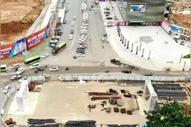 紧急通知！明晚贵港高铁站广场中路往吾悦广场方向封闭施工图片