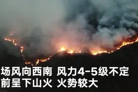 昆明龙池山发生山火 火场植被茂密有高压线 150人正扑救视频封面