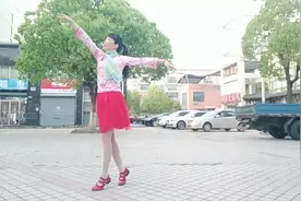 奉贤头桥芳芳广场舞《歌在飞》视频封面