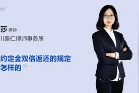 违约定金双倍返还的规定是怎样的视频封面
