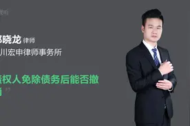 债权人免除债务后能否撤销视频封面