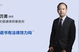 承诺书有法律效力吗视频封面