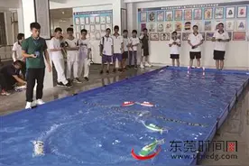 “快艇”上阵 来场水上足球赛！市中小学航海模型比赛举行图片