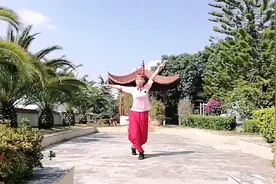 保山杏花广场舞《我爱民族风》视频封面