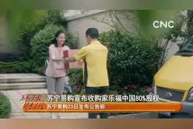 苏宁易购宣布收购家乐福中国80%股权视频封面