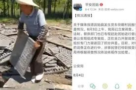 33吨井盖洒落村民哄抢，处警民警停职视频封面