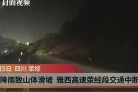 强降雨致山体滑坡 雅西高速荥经段中断视频封面