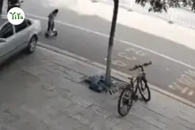 女子在马路上骑网红平衡车摔倒，颅脑损伤身亡，这种做法害人害己转发提醒图片