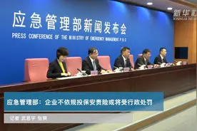 应急管理部：企业不依规投保安责险将受行政处罚视频封面
