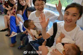 宝妈地铁上喂奶，男子骂其影响形象，6岁女孩的话让众人沉默图片