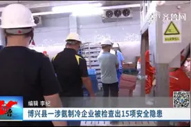 博兴县一涉氨制冷企业被检查出15项安全隐患视频封面
