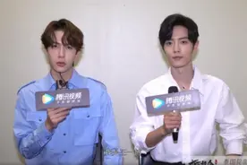 陈情令泰国见面会后专访，肖战王一博再次同框，表达对粉丝的感谢图片