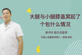 大腿与小腿膝盖窝起了个包什么情况视频封面