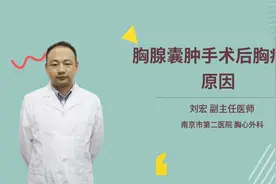 胸腺囊肿手术后胸痛的原因视频封面