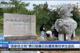 1500岁“国家级文物”萧衍陵墓石刻遭某高校学生盗拓！视频封面