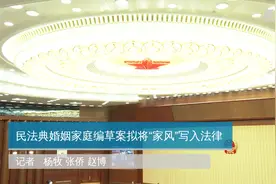 民法典婚姻家庭编草案拟将“家风”写入法律视频封面