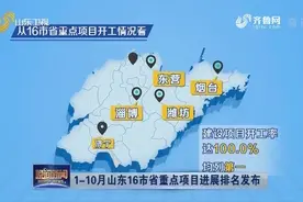 1-10月山东16市省重点项目进展排名发布：潍坊等9市开工率均第一视频封面
