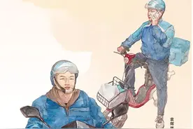 外卖小哥的四种表情（一线探民生·外卖小哥零距离②）图片
