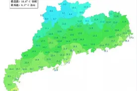 广东多地最低温跌破10°C！本周两股冷空气接连杀到！还有台风……图片