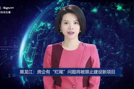 AI合成主播丨黑龙江：房企有“烂尾”问题将被禁止建设新项目视频封面