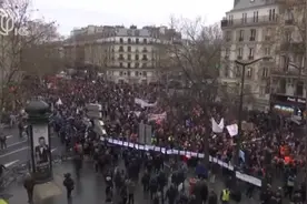 FRENCH STRIKES AGAINST PENSION REFORM ENTER 6TH WEEK视频封面