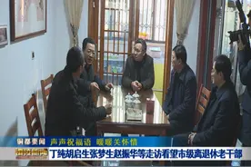 丁纯胡启生张梦生赵振华等走访看望市级离退休老干部图片