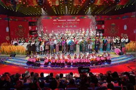 在藏历新年晚会中感受新春祝福图片