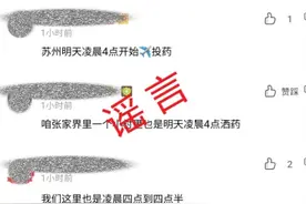 飞机撒药、抽烟喝酒杀毒 这些乡间谣言都别信图片