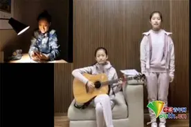 夜空中最亮的星！13岁双胞胎改编歌曲致敬战“疫”母亲图片