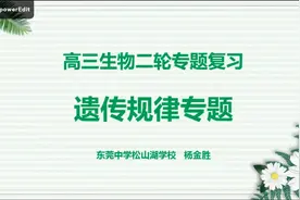 高三备考|生物二轮遗传规律专题解析视频封面