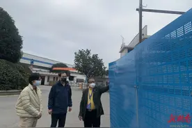 江背镇“两点一线”闭环管理助推企业安全复工复产图片