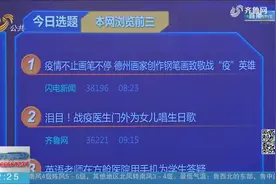 疫情不止画笔不停 德州画家创作钢笔画致敬战“疫”英雄视频封面