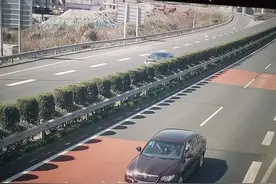 扣12分！一车主驾车在舟山跨海大桥上逆行、实线变道、掉头图片