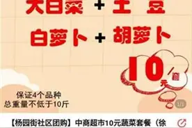 政府补贴10元蔬菜套餐？相关政策将尽快发布，照顾低收入群体图片