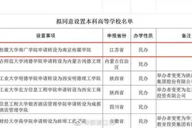 南广学院等6所独立学院将转设为独立设置的民办本科学校图片