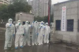 开心的“关门”！硚口武体方舱医院进行休舱处理图片