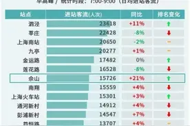 限流第一天，上海早高峰最繁忙的地铁站是这样的……图片