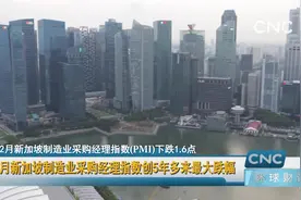 2月新加坡制造业采购经理指数创5年多来最大跌幅视频封面