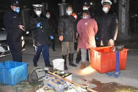 崇明公安分局联合渔政部门破获今年首起非法捕捞水产品案图片