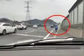 什么情况啊？这一单外卖居然送到高速上去了图片
