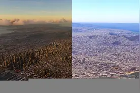 比实景还美？《微软飞行模拟》游戏 VS 现实图片