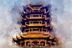 苏大学子手绘武汉古今风韵“这座英雄城市一定能战疫成功！”图片