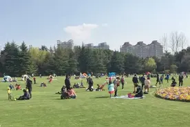 开园首个双休日，世纪公园限流了！截至15时入园人数已达10035人次图片