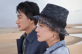 杨子姗携手黄轩拍摄沙漠大片图片