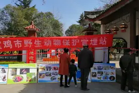 宝鸡三单位联合举行为期两个月的保护野生动物宣传活动图片