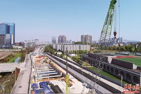 长沙地铁建设全面复工图片